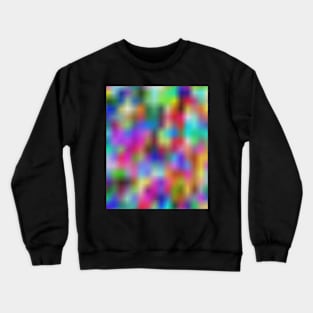 Colors Blur Pattern Design Crewneck Sweatshirt